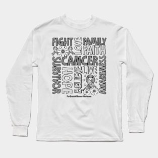 Parkinson's Disease Awareness - Fight love survivor ribbon Long Sleeve T-Shirt